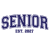 Athletic Font Senior Logo